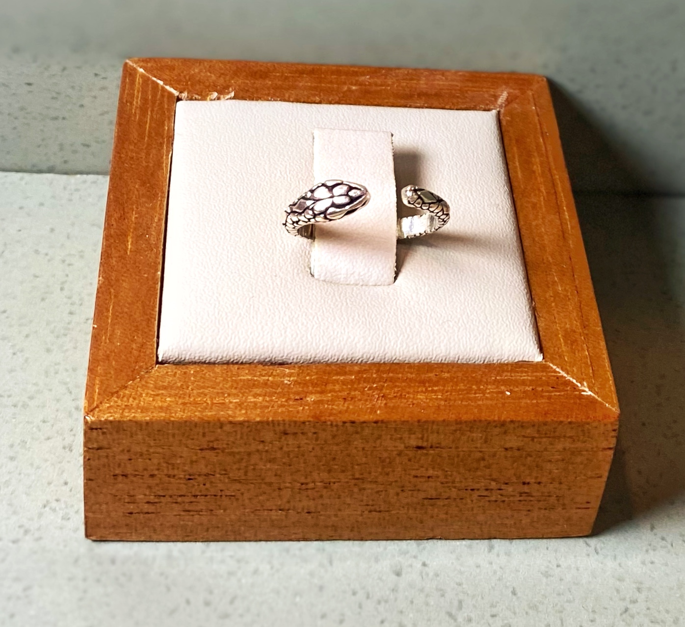 Anel regulável cobra