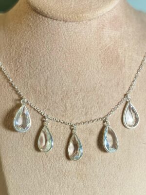 Choker 5 gotas de cristal