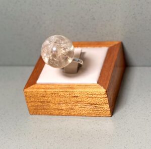 ANEL BOLA DE CRISTAL