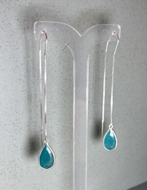 BRINCO FIO GOTA JADE PARAÍBA